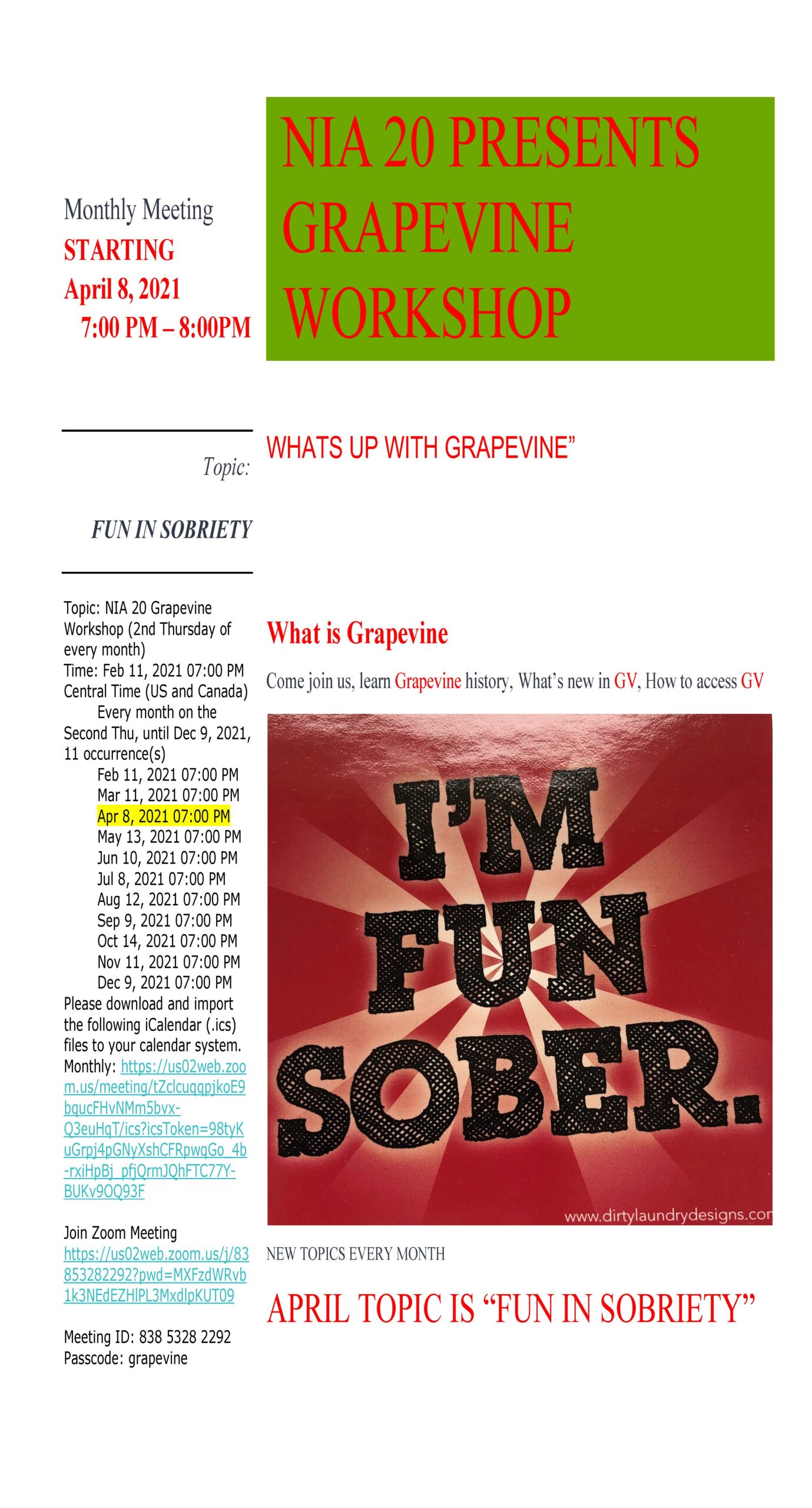 Grapevine APRIL Workshop Flyer(1)