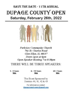Du Page County Open @ Parkview Community Church