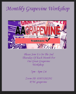 NIA20 Grapevine Virtual Monthly Workshop: