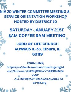 Winter Committee Meeting and Service Orientation (Hybrid) @ Lord of Life Church