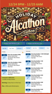 Holiday Alcathon 12/24-25/2025