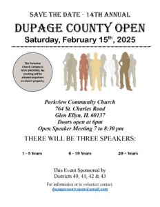 DuPage Open AA Speaker Event