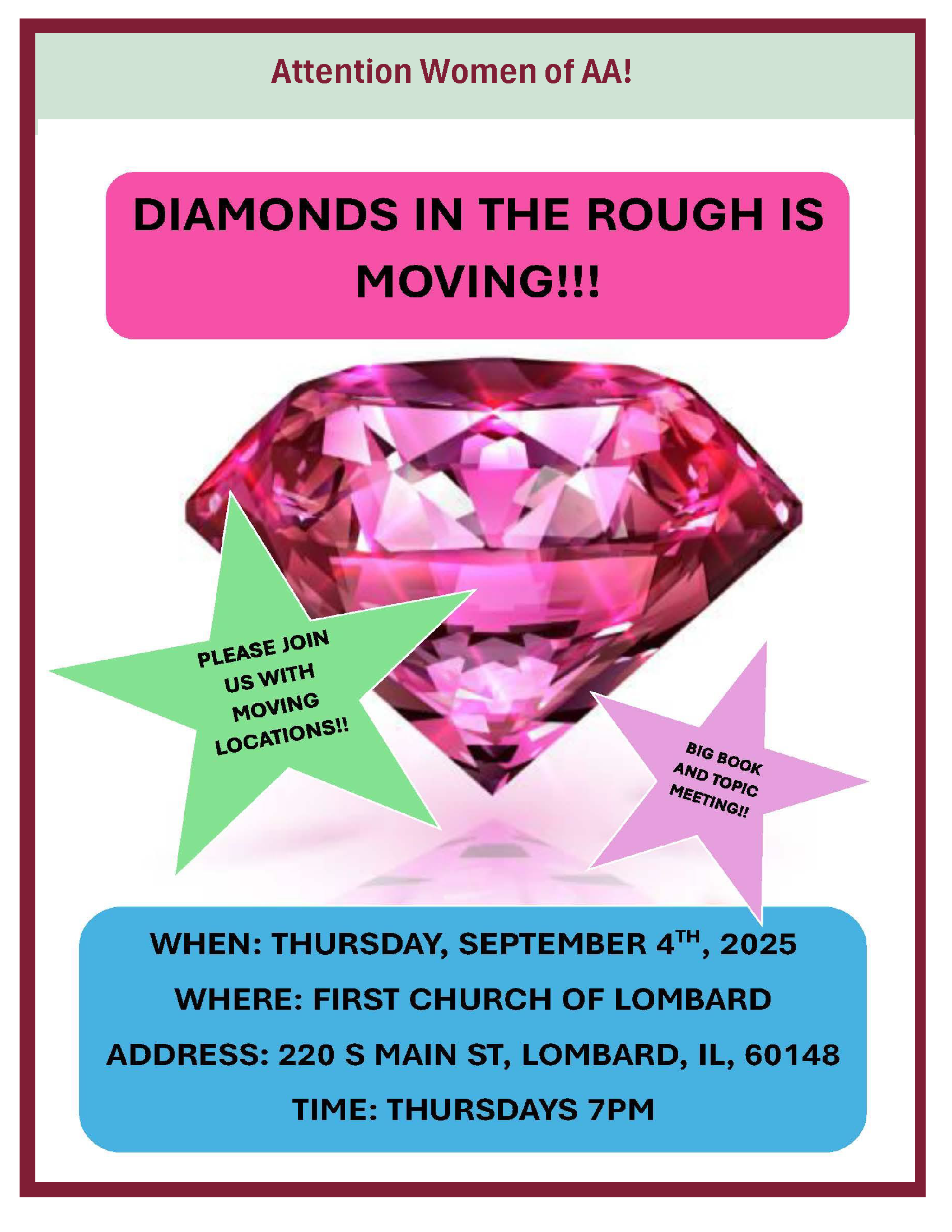 Diamonds in the Rough Women's AA Moving